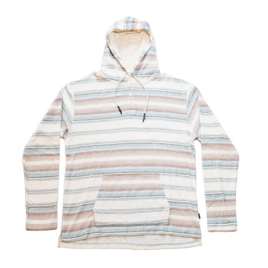 Unisex Lined Terry 3 Button Hoodie