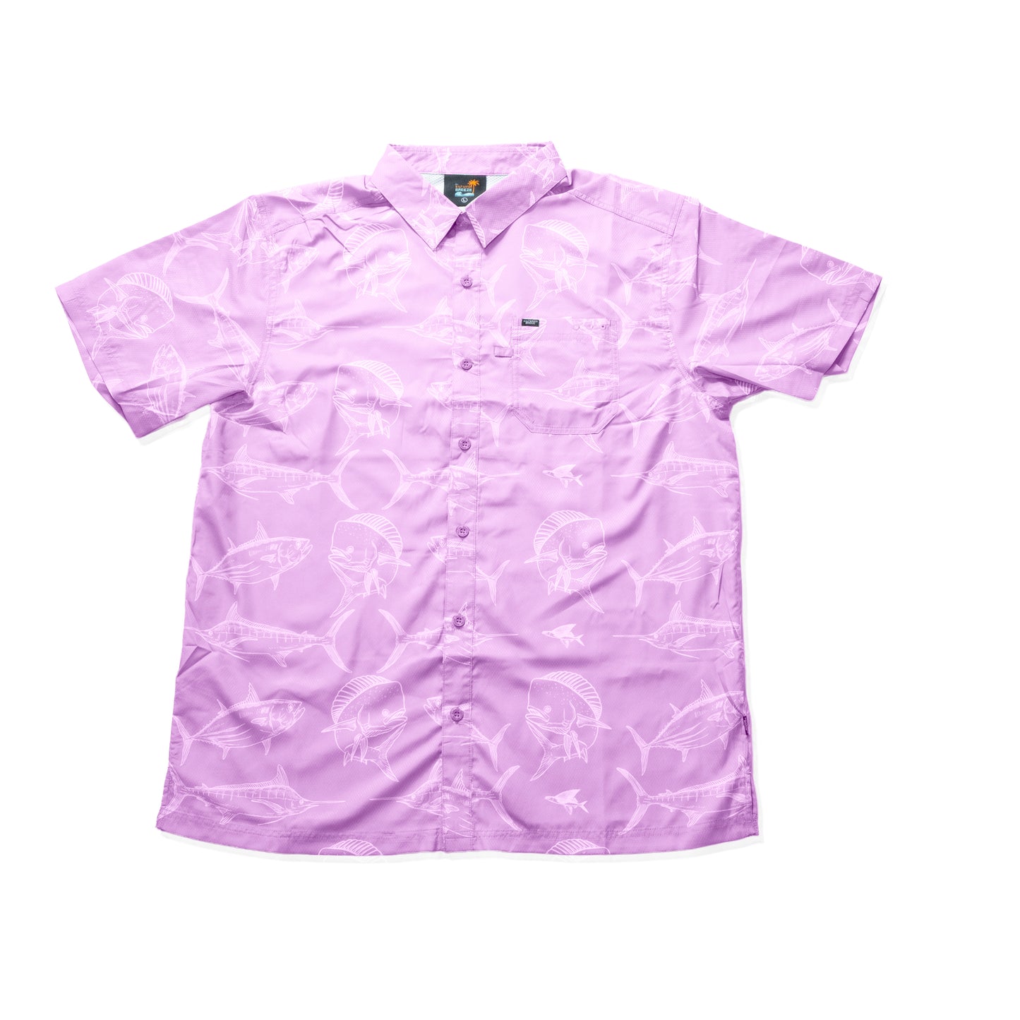 Men’s FinPrint Coastal Short Sleeve Button-Up