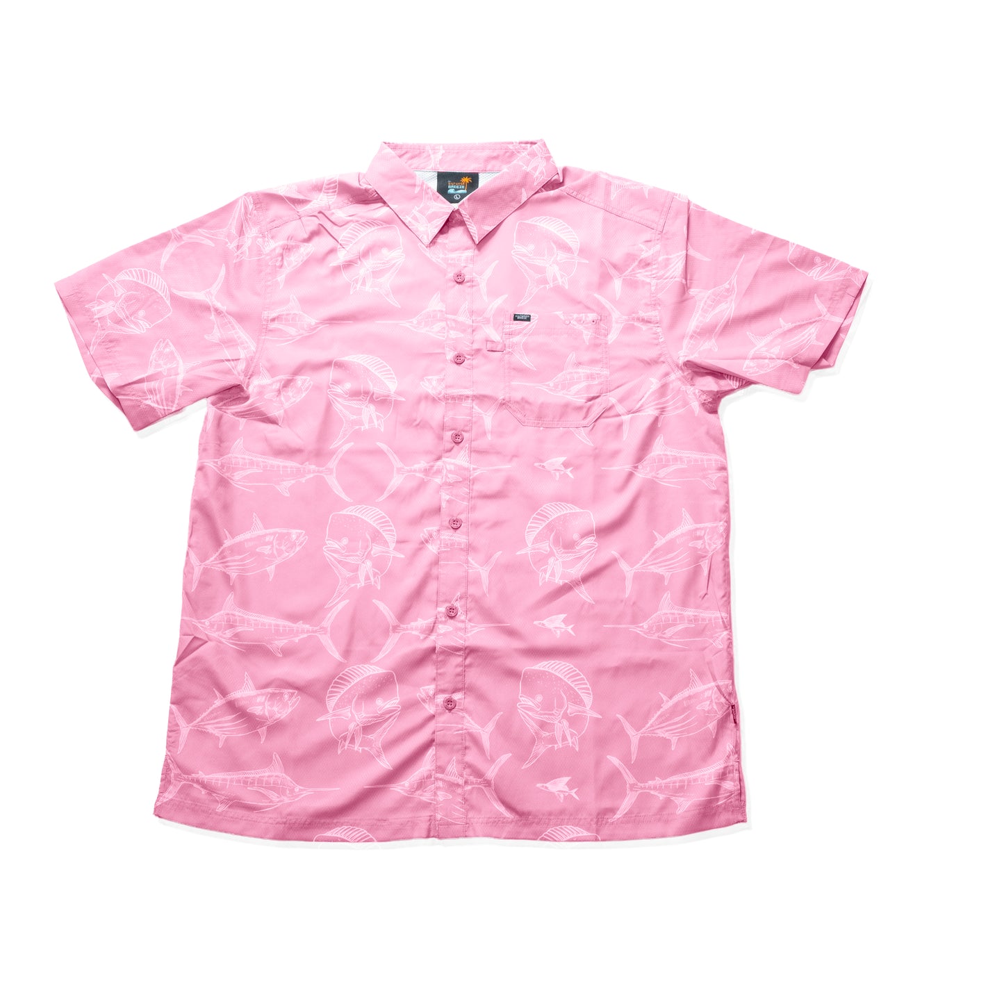 Men’s FinPrint Coastal Short Sleeve Button-Up