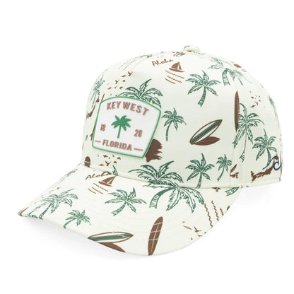 Unisex Printed Curved Cap