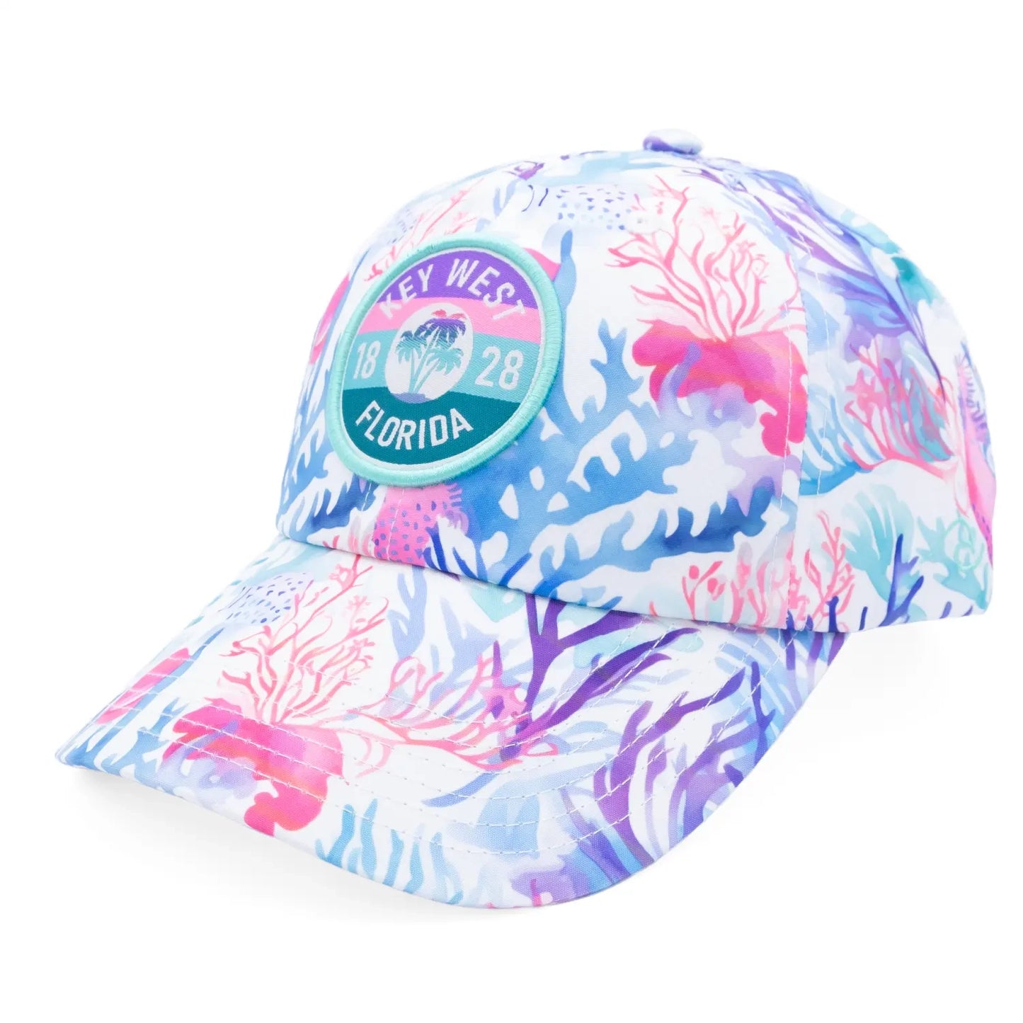 Unisex Printed Curved Cap Watercolor
