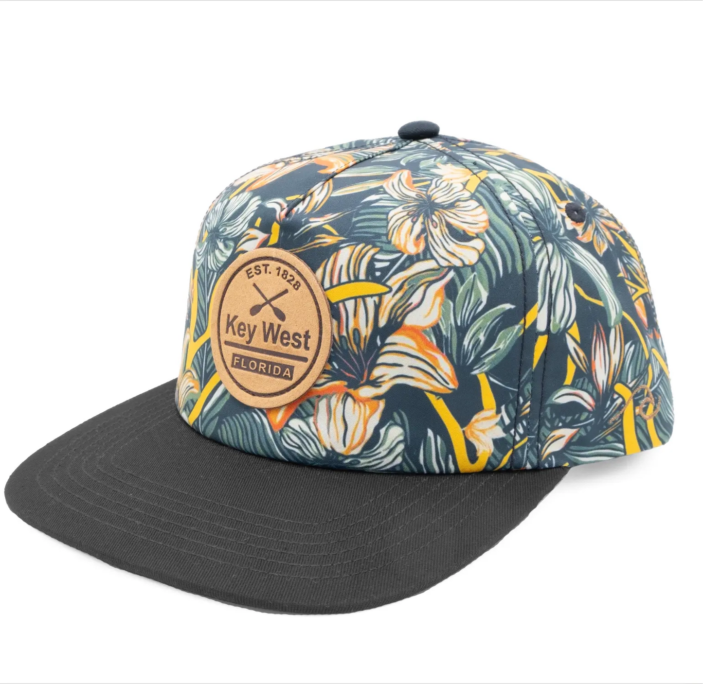 Men’s Printed Flat Brim Cap