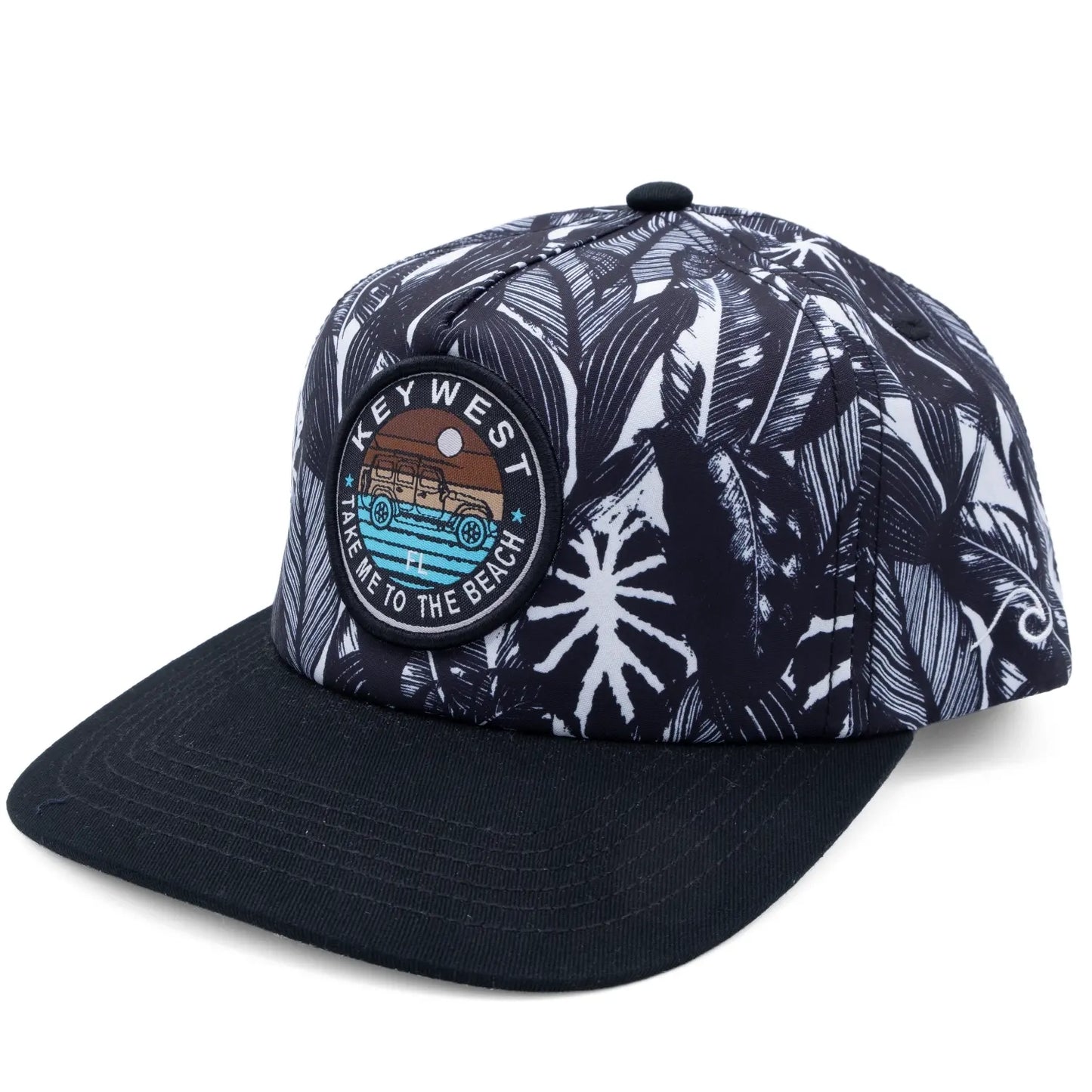 Men’s Printed Flat Brim Cap