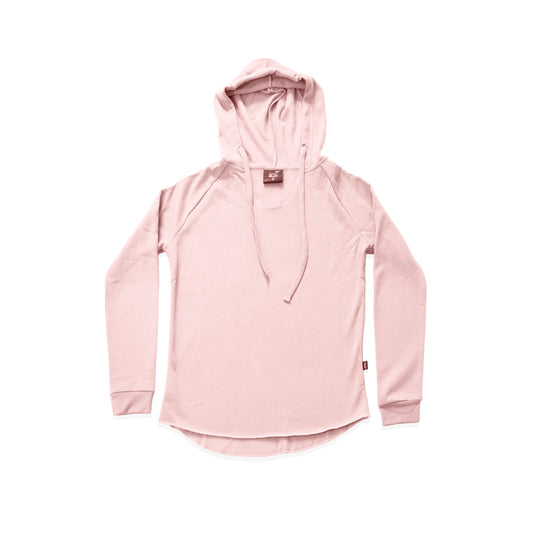 Women’s French Terry Long Sleeve V-Neck Hoodie