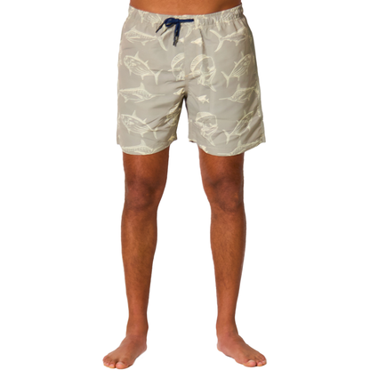 Men’s Fish Printed Bathing Short